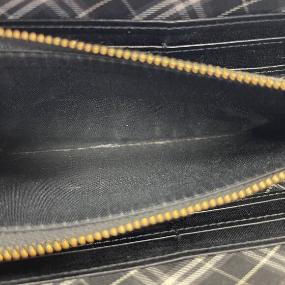 Burberry Blue Label Long Zippy Wallet - Black - Picture 10 of 11